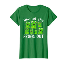 Load image into Gallery viewer, Funny shirts V-neck Tank top Hoodie sweatshirt usa uk au ca gifts for Frog Shirt Boys Girls Kids WHO LET THE FROGS OUT Funny Gift 2593824

