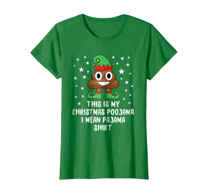 Funny shirts V-neck Tank top Hoodie sweatshirt usa uk au ca gifts for Elf Poop Emoji This Is My Christmas Poojama - Pajama Shirt 1426177