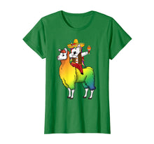 Load image into Gallery viewer, Funny shirts V-neck Tank top Hoodie sweatshirt usa uk au ca gifts for Unicorn Dabbing Riding Llama Funny Cinco De Mayo Shirt Gifts 2489075
