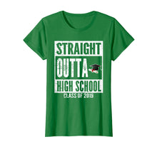 Load image into Gallery viewer, Funny shirts V-neck Tank top Hoodie sweatshirt usa uk au ca gifts for Straight Outta High School Class 2019 Graduation Gift Tee 1163665
