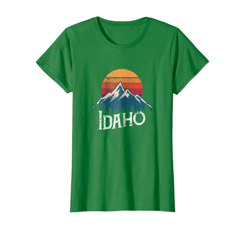 Funny shirts V-neck Tank top Hoodie sweatshirt usa uk au ca gifts for Vintage Idaho ID Mountains Outdoor Wildness Retro T-Shirt 1754509