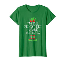 Load image into Gallery viewer, Funny shirts V-neck Tank top Hoodie sweatshirt usa uk au ca gifts for I&#39;m The Oldest Elf I Make The Rules T Shirt 1506413
