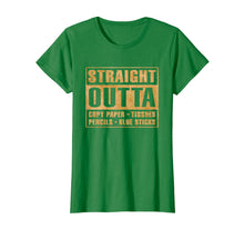 Load image into Gallery viewer, Funny shirts V-neck Tank top Hoodie sweatshirt usa uk au ca gifts for Straight Outta Copy Paper Tissues Pencils Glue Stick T-Shirt 1788617
