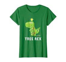 Load image into Gallery viewer, Funny shirts V-neck Tank top Hoodie sweatshirt usa uk au ca gifts for Cute Dinosaur Christmas Shirt: Tree Rex Dinosaur Pun Tee 2051055
