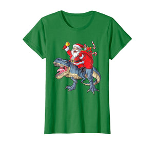 Funny shirts V-neck Tank top Hoodie sweatshirt usa uk au ca gifts for Dinosaur Christmas Shirt Boys Santa T rex Kids Xmas Gifts 1912765