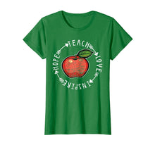 Load image into Gallery viewer, Funny shirts V-neck Tank top Hoodie sweatshirt usa uk au ca gifts for Teach Love Inspire Hope T shirt Funny apple Gift for Teacher 1946498
