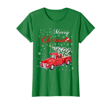 Load image into Gallery viewer, Funny shirts V-neck Tank top Hoodie sweatshirt usa uk au ca gifts for Red Truck Merry Christmas Tree Vintage Red Pickup Truck Tee 1334011
