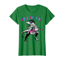 Load image into Gallery viewer, Funny shirts V-neck Tank top Hoodie sweatshirt usa uk au ca gifts for Rock The Test T Shirt Dinosaur T-rex Shirt Gifts 805567

