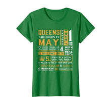 Load image into Gallery viewer, May Birthday Gifts - Queens Are Born In May T-Shirt

