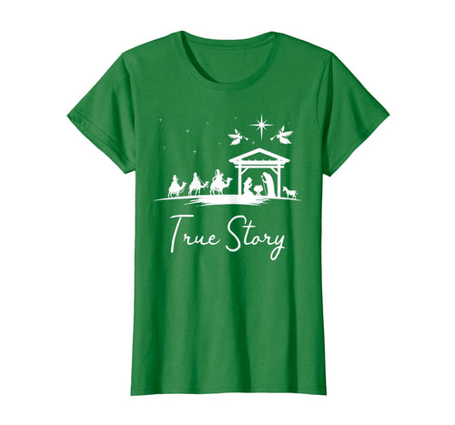 Funny shirts V-neck Tank top Hoodie sweatshirt usa uk au ca gifts for Christmas Nativity Shirt True Story Nativity Scene Gifts T-Shirt 934574