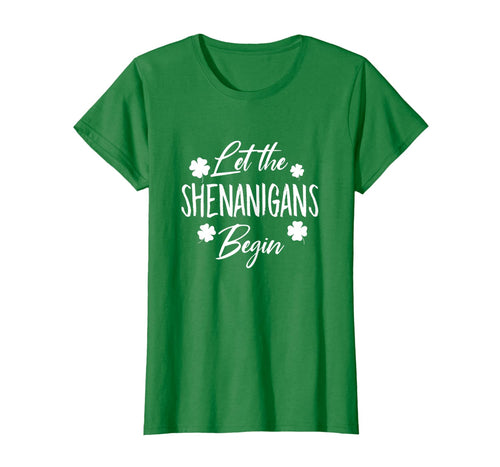 Womens Let The Shenanigans Begin Drinking St Patricks Day TShirt206282