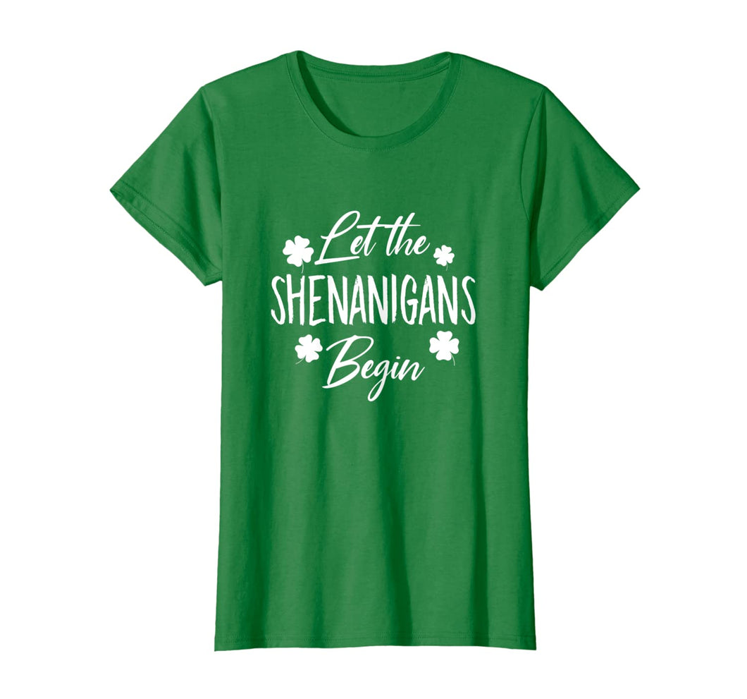 Womens Let The Shenanigans Begin Drinking St Patricks Day TShirt206282