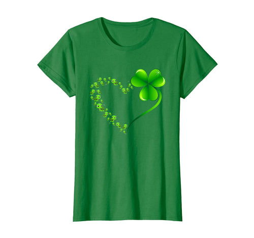 Turtle Heart Leaf Irish St. Patrick Day Clover Heart TShirt257342