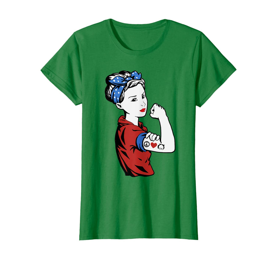 Womens Bernie Sanders Shirt Women 2020 Love Peace Bernie Shirt 2020 T-Shirt-997693