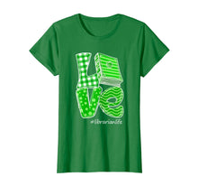 Load image into Gallery viewer, Reading Book Lover St Patrick Day Gifts Love Librarianlife T-Shirt-1482116
