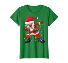 Load image into Gallery viewer, Dabbing Santa Shirt for Boys Girls Christmas Tree Lights T-Shirt-250715
