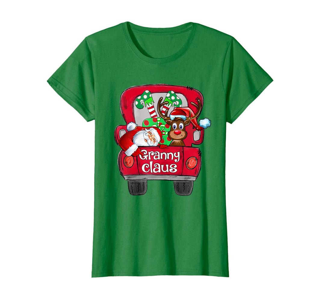 Womens Granny Claus Truck Christmas Family Gifts T-Shirt