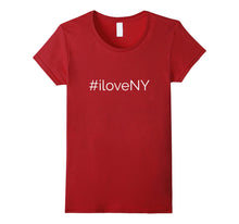 Load image into Gallery viewer, Funny shirts V-neck Tank top Hoodie sweatshirt usa uk au ca gifts for Hashtag I Love NY Shirt #iloveNY 1906219
