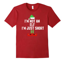 Load image into Gallery viewer, Funny shirts V-neck Tank top Hoodie sweatshirt usa uk au ca gifts for I&#39;m Not An Elf I&#39;m Just Short Christmas Tshirt 3617722

