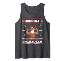 Load image into Gallery viewer, Funny shirts V-neck Tank top Hoodie sweatshirt usa uk au ca gifts for Brodolf The Red Nose Gainzdeer Gym Ugly Christmas Sweater Tank Top 122506
