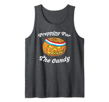 Load image into Gallery viewer, Prepping for the Candy! Funny Pumpkin Halloween Sweatband  Tank Top
