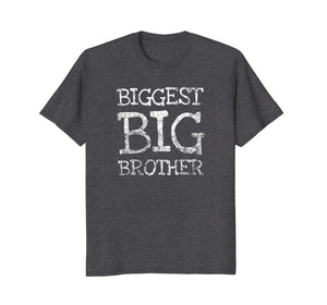 Funny shirts V-neck Tank top Hoodie sweatshirt usa uk au ca gifts for Vintage Biggest Big Brother T-Shirt Distressed Retro Brother 1912162
