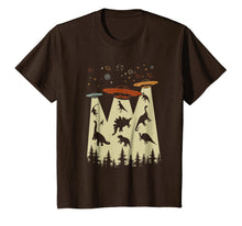 Load image into Gallery viewer, Vintage Dinosaur Alien Abduction T-shirt Funny Alien Shirt 330902
