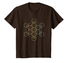 Load image into Gallery viewer, Metatron's Cube t-shirt. Sacred Geometry Metatron Cube shirt 1335532
