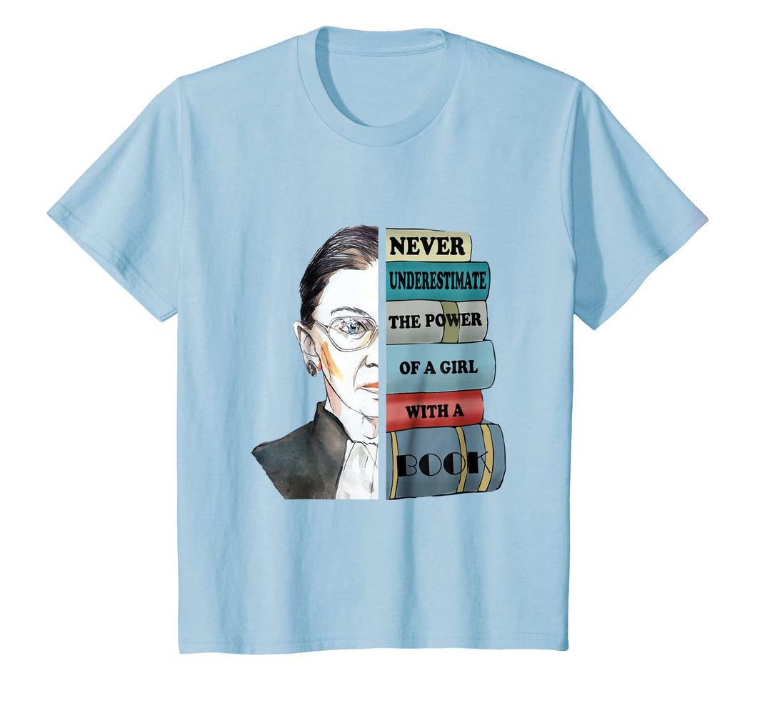 Ruth RBG Supports Never Understimate Power of Girl With Book