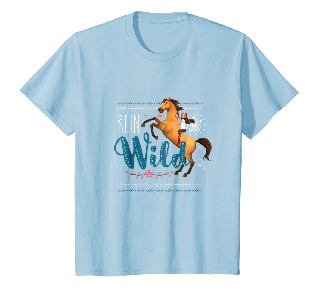 Kids DreamWorks Spirit Riding Free - Run Wild Kids T-Shirt 129376
