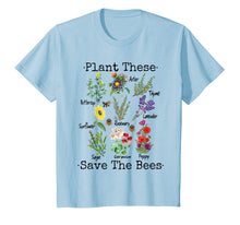 Load image into Gallery viewer, Plant These Save The Bees Shirt Women Yellow Flowers 74494
