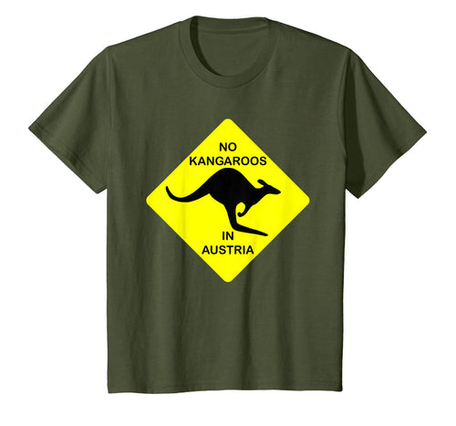 Funny shirts V-neck Tank top Hoodie sweatshirt usa uk au ca gifts for No Kangaroos In Austria Funny T-Shirt Yellow Sign Gift Tee 1048524