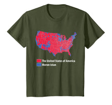 Load image into Gallery viewer, Funny shirts V-neck Tank top Hoodie sweatshirt usa uk au ca gifts for USA Election 2016 Results Map DonaldTrump T Shirt 1333181
