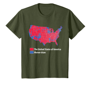 Funny shirts V-neck Tank top Hoodie sweatshirt usa uk au ca gifts for USA Election 2016 Results Map DonaldTrump T Shirt 1333181