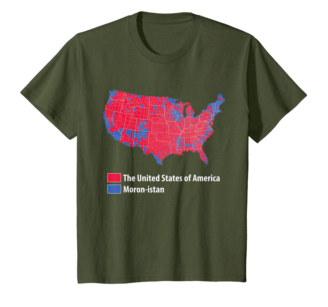 Funny shirts V-neck Tank top Hoodie sweatshirt usa uk au ca gifts for USA Election 2016 Results Map DonaldTrump T Shirt 1333181