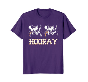 Funny shirts V-neck Tank top Hoodie sweatshirt usa uk au ca gifts for Hip Replacement Gift T-Shirt: Hip Hip Hooray Bones Shirt 1561458
