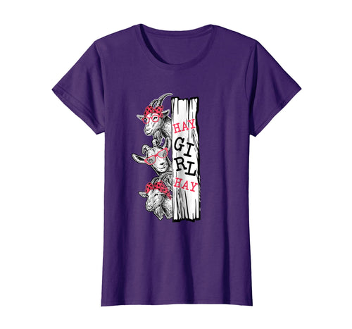Funny shirts V-neck Tank top Hoodie sweatshirt usa uk au ca gifts for Hay Girl Hay Funny Goat T-Shirt Goat Lover Gifts 1484210