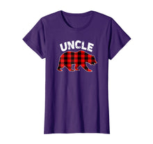 Load image into Gallery viewer, Funny shirts V-neck Tank top Hoodie sweatshirt usa uk au ca gifts for Red Plaid Uncle Bear Buffalo Matching Family Pajama T-Shirt 2119200
