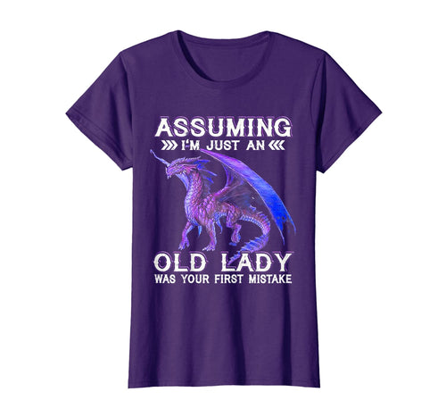 Assuming I'm just an Old Lady Was Your First Mistake TShirt 511593
