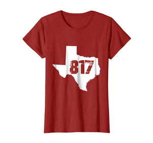 Funny shirts V-neck Tank top Hoodie sweatshirt usa uk au ca gifts for Fort Worth, Texas State 817 Area Code T-Shirt 2658979