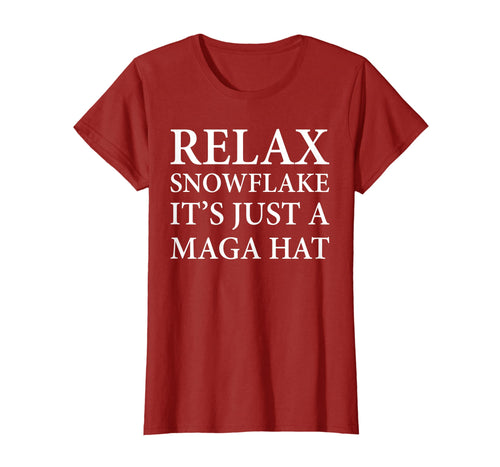 Funny shirts V-neck Tank top Hoodie sweatshirt usa uk au ca gifts for Trump 2020 Shirt Relax It's Just A MAGA Hat T-Shirt 2024700