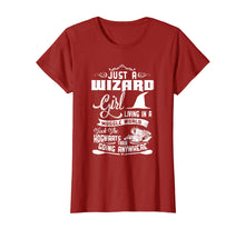 Load image into Gallery viewer, Funny shirts V-neck Tank top Hoodie sweatshirt usa uk au ca gifts for Just a Wizard Girl Tshirt 495470
