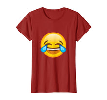 Load image into Gallery viewer, Funny shirts V-neck Tank top Hoodie sweatshirt usa uk au ca gifts for Emoticon Face Tears of Joy Emoji T-shirt 1464020
