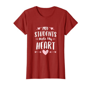 Funny shirts V-neck Tank top Hoodie sweatshirt usa uk au ca gifts for My Students Stole My Heart Shirt Teachers Valentines Gift 2000953