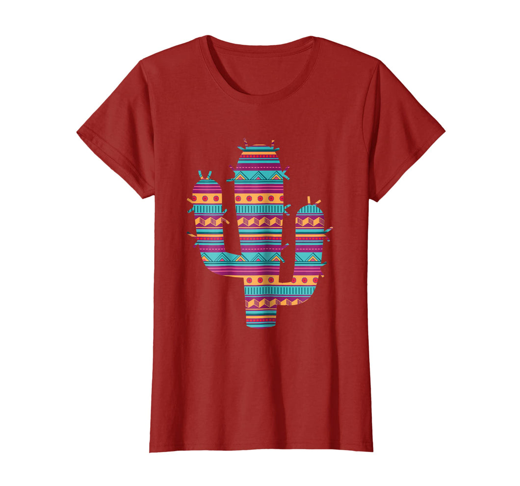 Funny shirts V-neck Tank top Hoodie sweatshirt usa uk au ca gifts for Serape Ethnic Mexican Spanish Style Cactus T-Shirt 1977019
