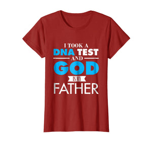 Funny shirts V-neck Tank top Hoodie sweatshirt usa uk au ca gifts for I Took a DNA Test and God is my Father T shirt 2206380