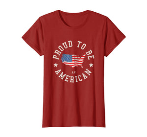 Funny shirts V-neck Tank top Hoodie sweatshirt usa uk au ca gifts for Proud To Be An American T-shirt 585885