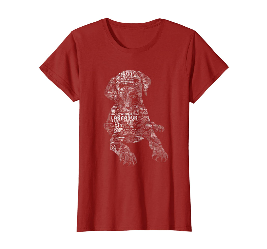 Funny shirts V-neck Tank top Hoodie sweatshirt usa uk au ca gifts for Yellow Chocolate Black Labrador Retriever - Caligram T Shirt 1043334