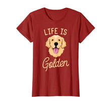 Load image into Gallery viewer, Funny shirts V-neck Tank top Hoodie sweatshirt usa uk au ca gifts for Life Is Golden Retriever T-Shirt Women Kids Dog Owner Gift 2671757

