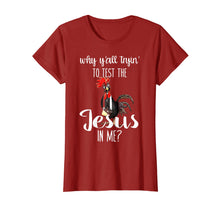 Load image into Gallery viewer, Funny shirts V-neck Tank top Hoodie sweatshirt usa uk au ca gifts for Why Y&#39;all Trying To Test The Jesus In Me Chicken Tshirt 1143947
